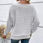 💜 LAATSTE DAG PROMOTIE - 50% KORTING 💜Effen gestreepte top met ronde hals en lange mouwen