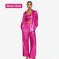 ✨Paillettenblazer en wijde broek voor dames (3-delige set)