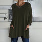 ✨Nieuw casual T-shirt met lange mouwen en zak