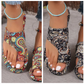 Lichtgewicht  platte sandalen voor dames🩴🎨Vintage en modern gecombineerd