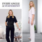 ✨Trending nu ✨Dames chique top- en bijpassende broek 2-delige outfit