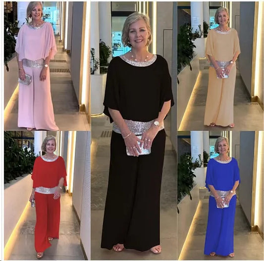 🎉Sparkle Uitverkoop 50% Korting🔥Chic & Elegant Set Pailletten Kleurblok