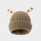 🔥Winter ouder-kind schattige gloeiende kleine monster gebreide muts