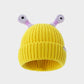 🔥Winter ouder-kind schattige gloeiende kleine monster gebreide muts