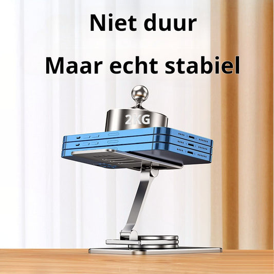 💥Verkoop met verlies🔥Anti-flip-houder voor desktop-tablet-telefoon – 360 graden draaibaar