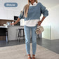 💥Dames 2-delige spijkerset met enkellange jeans