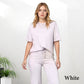 ✨Trending nu ✨Dames chique top- en bijpassende broek 2-delige outfit