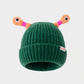 🔥Winter ouder-kind schattige gloeiende kleine monster gebreide muts