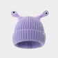 🔥Winter ouder-kind schattige gloeiende kleine monster gebreide muts