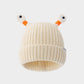 🔥Winter ouder-kind schattige gloeiende kleine monster gebreide muts