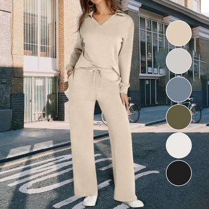 🔥Dames 2-delige sets Casual Lange mouwen Sweatersuits Sets