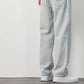 Herenloose rechte jeans