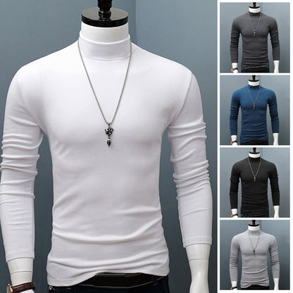 😍Noël verkoop - 50% korting😍Katoenen Thermisch T-shirt met Hoge Hals