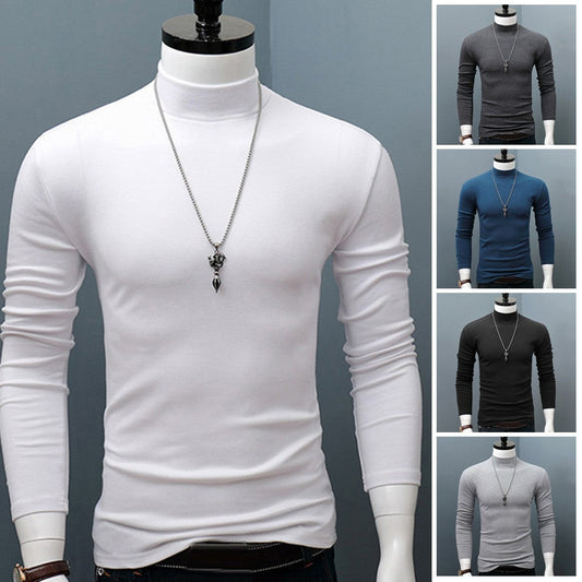 😍Noël verkoop - 50% korting😍Katoenen Thermisch T-shirt met Hoge Hals
