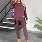 ✨Winteraanbieding💖Hoge-lage zoom trui met split & nauwsluitende broek