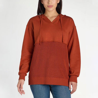 Unieke en chique patchwork hoodie voor dames