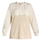 Unieke en chique patchwork hoodie voor dames