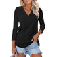 NIEUW🔥 Loszittende tops met V-hals en 3/4 mouwen voor dames
