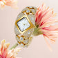 💎49% korting⌚Dames retro quartzhorloge met fonkelende strass steentjes