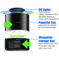 Mosquitoes Eliminator With LED Light, Noiseless And Nontoxic