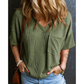 🔥 Zomerse retro vibes die je nodig hebt! Corduroy V-hals mouwloze top ✨