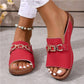 👡✨ sandalen met gouden gesp
