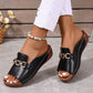 👡✨ sandalen met gouden gesp