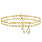 💕Gelaagde Gouden Enkelband voor Vrouwen