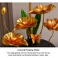 Luxueus creatief lotusvisballenornament