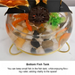 Luxueus creatief lotusvisballenornament