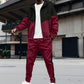 Heren Contrast Hoodie & Tapered Joggers Sportset
