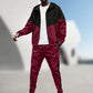 Heren Contrast Hoodie & Tapered Joggers Sportset