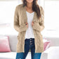 DAMES HERFST CASUAL LANGE MOUW KNOOP NAAR BENEDEN OPEN VOORZIJDE KABEL GEBREID VEST (KOPEN 2 GRATIS VERZENDING)