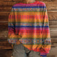 Losvallend tie-dye sweatshirt voor dames