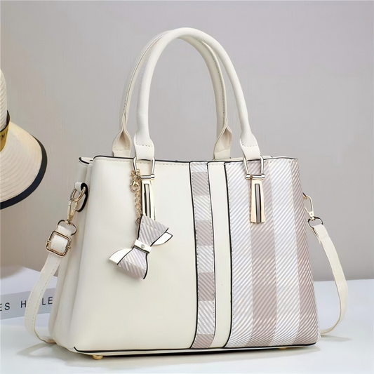 Elegante patchwork tas - meerlaags ontwerp