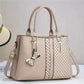 Elegante patchwork tas - meerlaags ontwerp