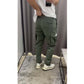 Casual heren-cargobroek in effen kleuren
