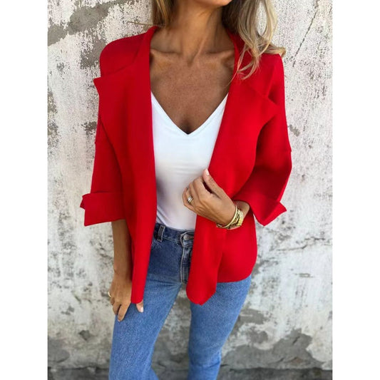 Casual vest van imitatiesuède