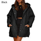 🔥Gratis verzending——Gewatteerde jas met capuchon voor dames, wintertrend