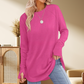 ✨Casual damesblouse met ronde hals en lange mouwen