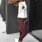 Color-Block Pullover Hoodie & Joggingbroek Set