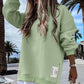 Casual sweaterjurk met lange mouwen en ritssluiting