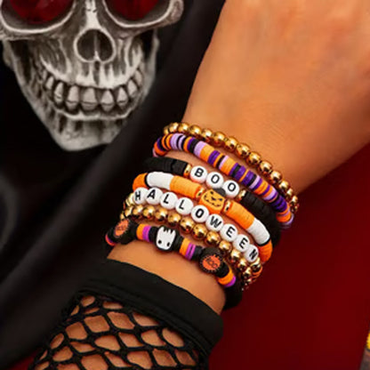 🎃👻7-delige nieuwe Ambiance Halloween-armbandenset💖