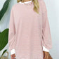 🌈Casual gestreepte oversized trui met ronde hals voor dames