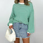🌈Casual gestreepte oversized trui met ronde hals voor dames