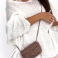 Women's Cozy Loose V-Neck Pullover Sweater