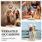 Oversized top met kraag en diepe V-hals voor dames