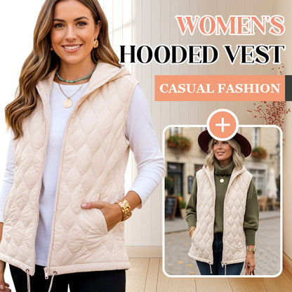 🧥Casual damesmode Warm vest met capuchon