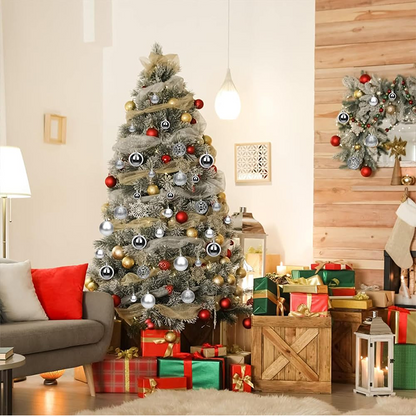 101PCS Kerstboom Kerstballen Ornamentenset