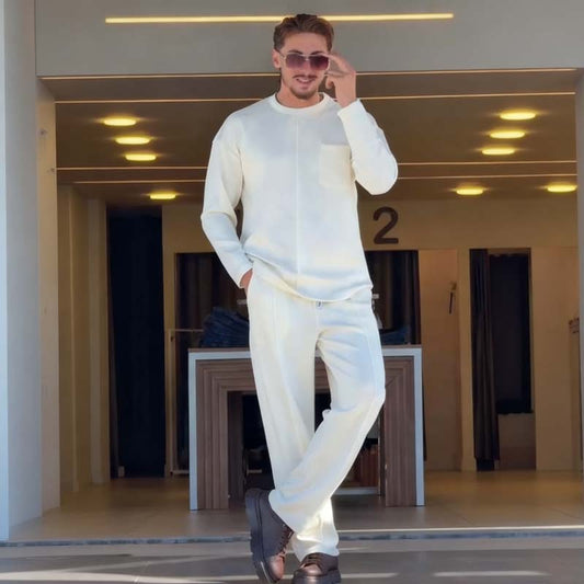 📢📢50% KORTING!!!✨Casual, rekbare 2-delige set voor heren, voor de herfst